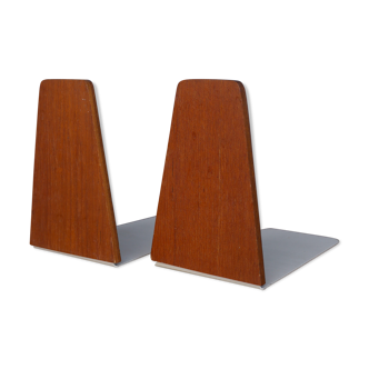 Scandinavian Teak Bookends by Kai Kristiansen, 1960s, Set of 2