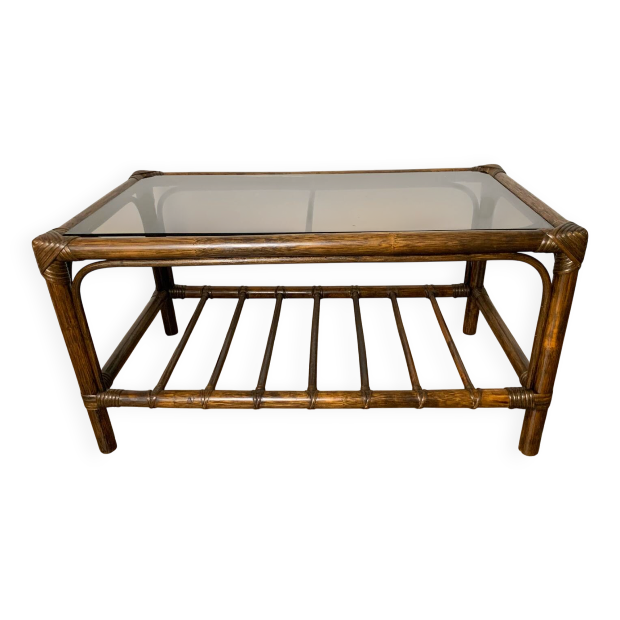 Rattan coffee table
