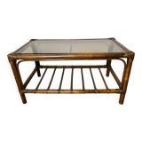 Rattan coffee table