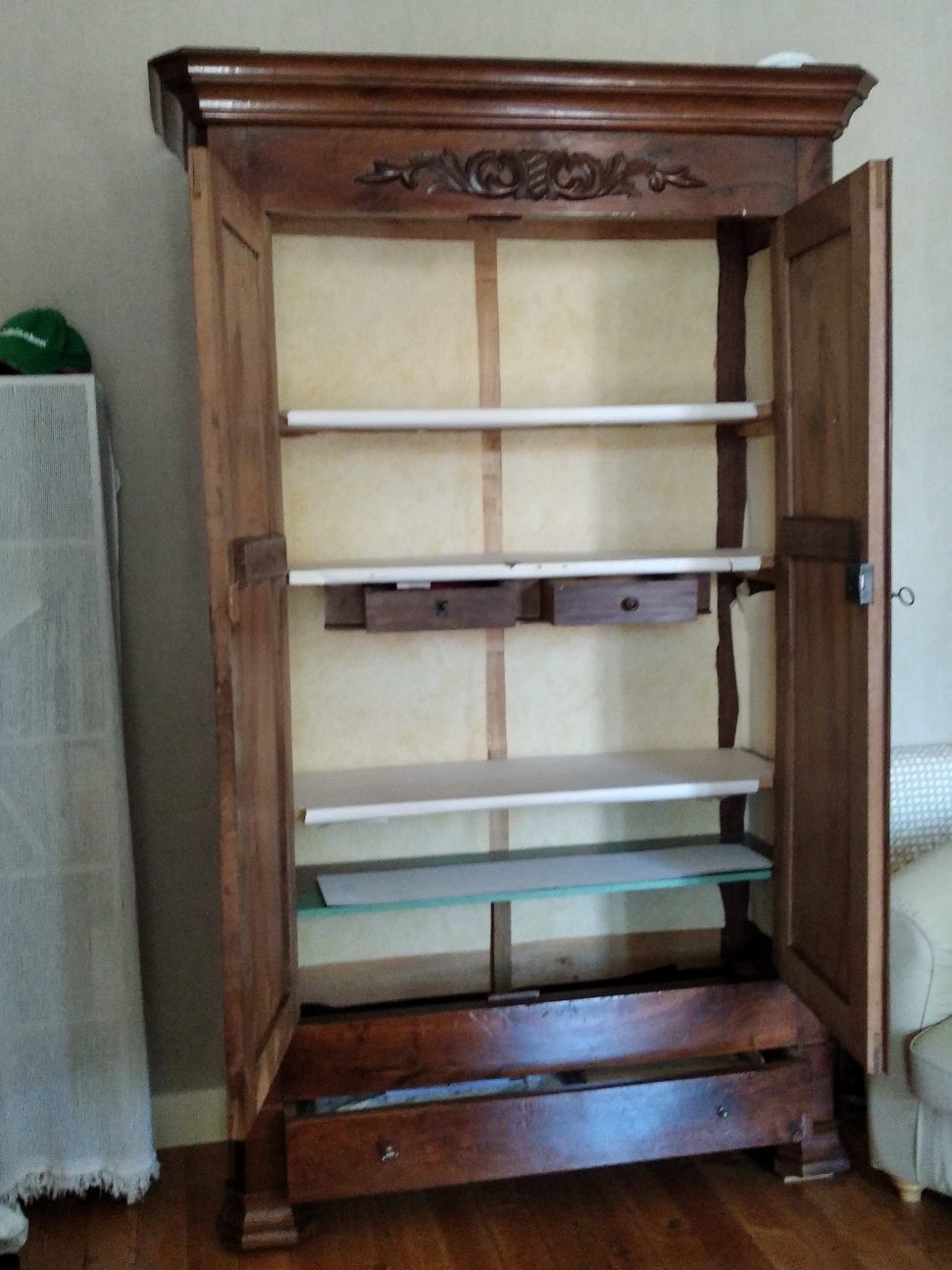 Walnut cabinet