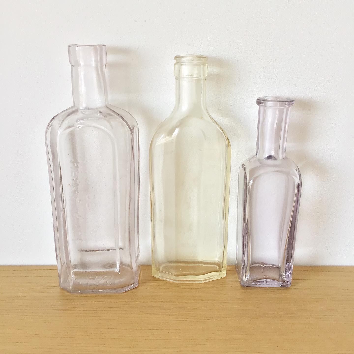 Batch of vintage apothecary bottles