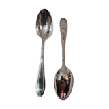 12 cuillères à café argent art déco