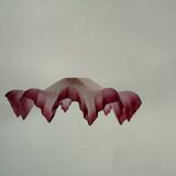 Abat-jour en opaline violette