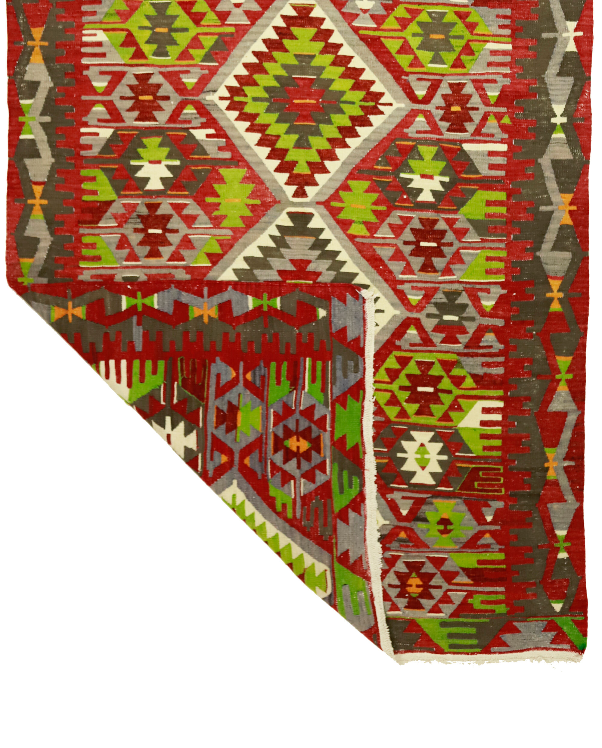 Anatolian handmade kilim rug 280 cm x 150 cm