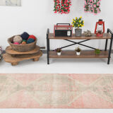 3x12 rustic red turkish runner rug, 88x364cm