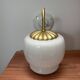 Paire d’appliques murales vintage globes blancs