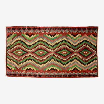 Anatolian handmade kilim rug 317 cm x 174 cm