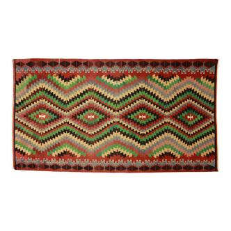 Anatolian handmade kilim rug 317 cm x 174 cm