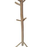 Superb handcrafted Scandinavian style coat rack in 100% natural lemon wood (2 sizes to choose from)