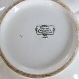 Vintage Sarreguemines earthenware salad bowl - Obernai decor