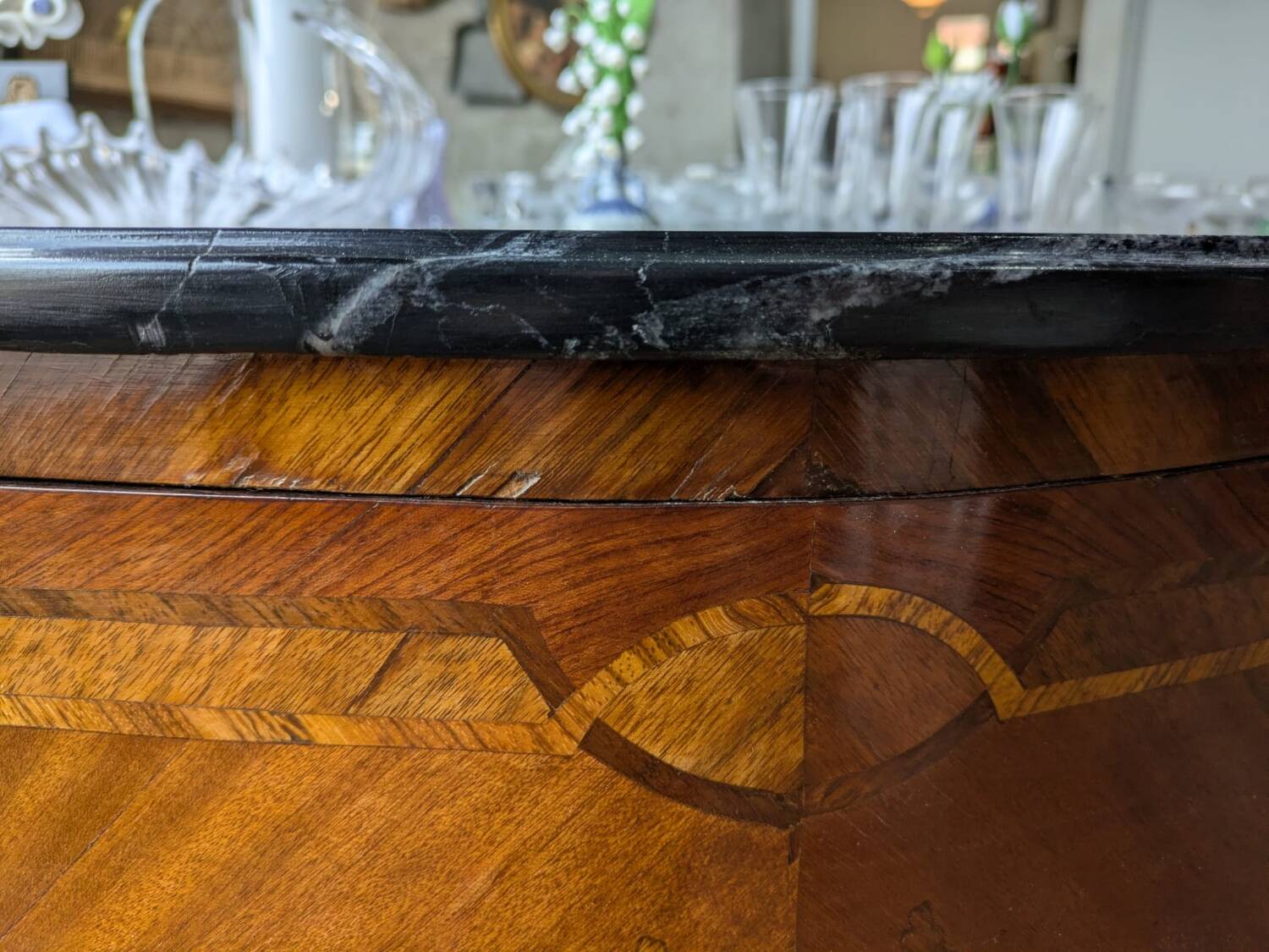 Louis XV marquetry commode