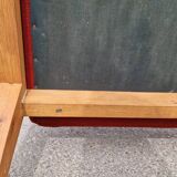 Antique solid oak armchair