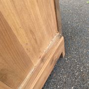 18th-century stripped buffet in solid walnut