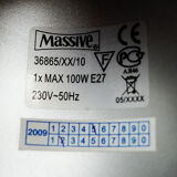 Silver chandelier, Danish design, 1970s