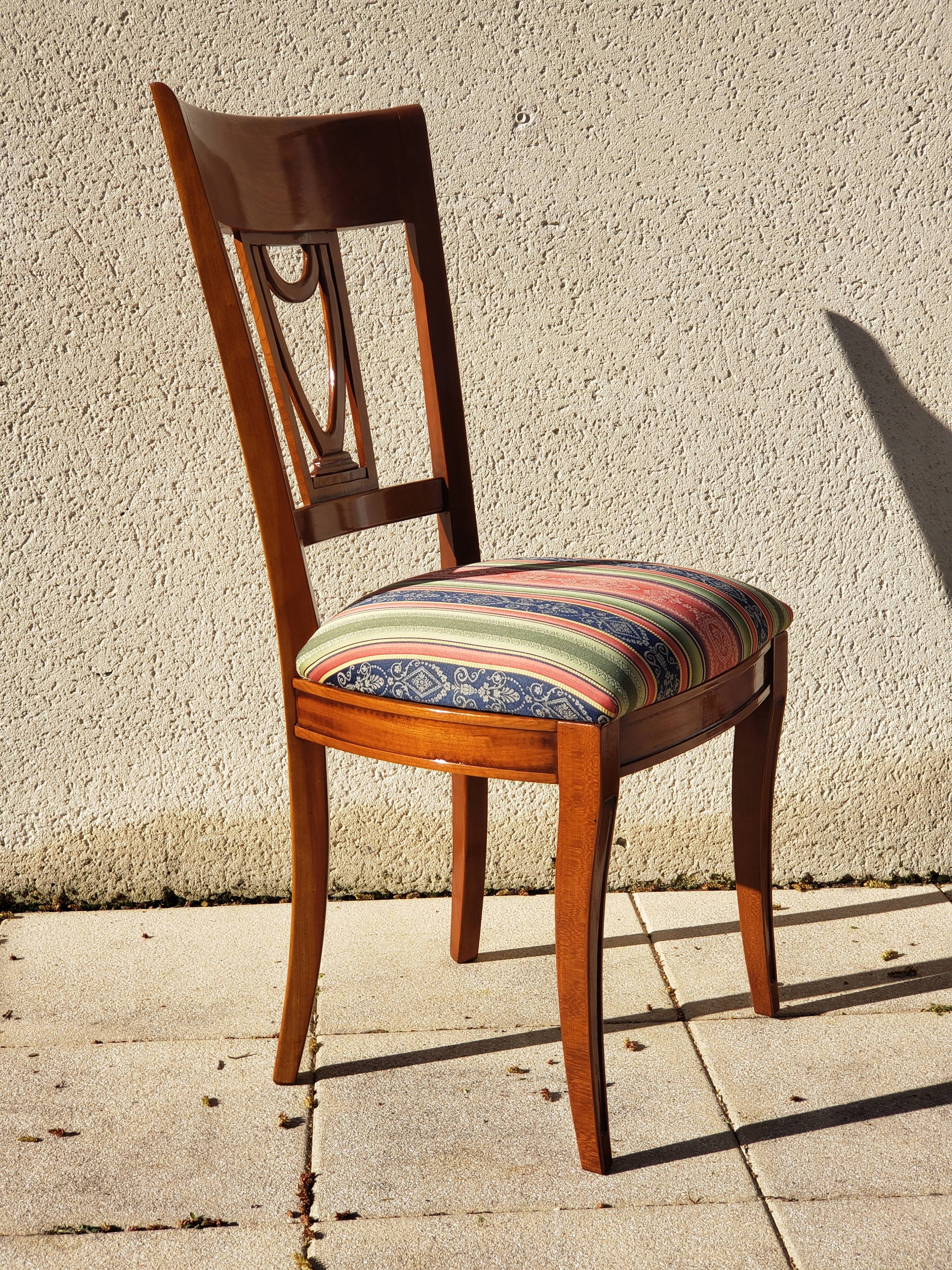 Vintage wooden office chair from the 1970s.
