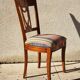 Vintage wooden office chair from the 1970s.