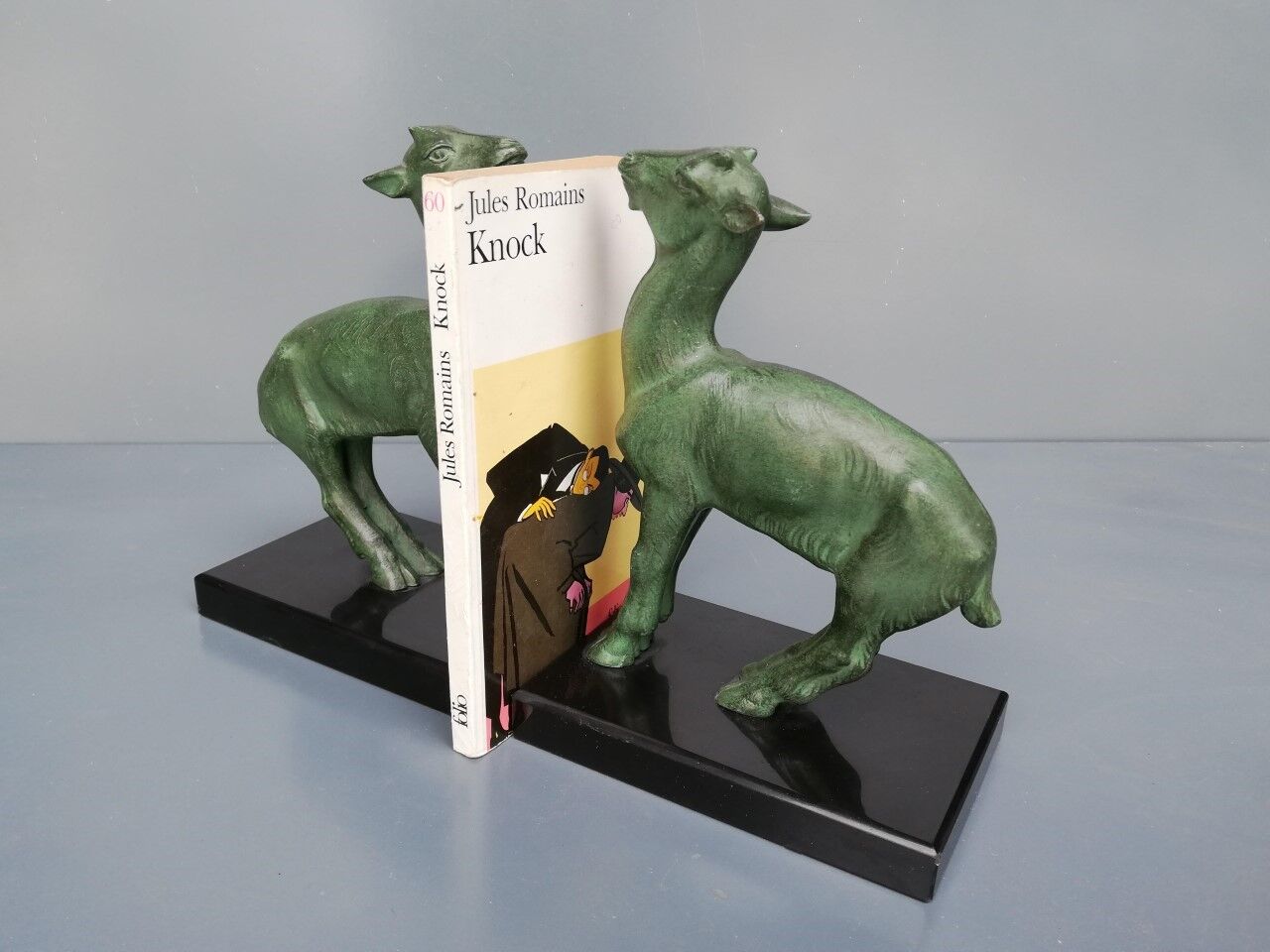 Paire de serre livres art déco