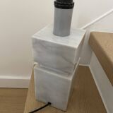 Carrara marble lamp