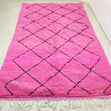 Berber carpet beni ouarain pink 300 X 190 CM