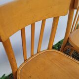 Set of 4 vintage restaurant bistro chairs - 1950s