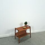 Table d’appoint en teck danois, table vintage