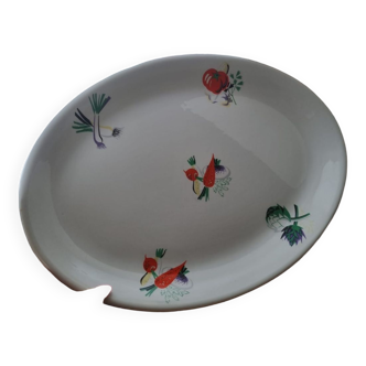 Oval dish Luneville