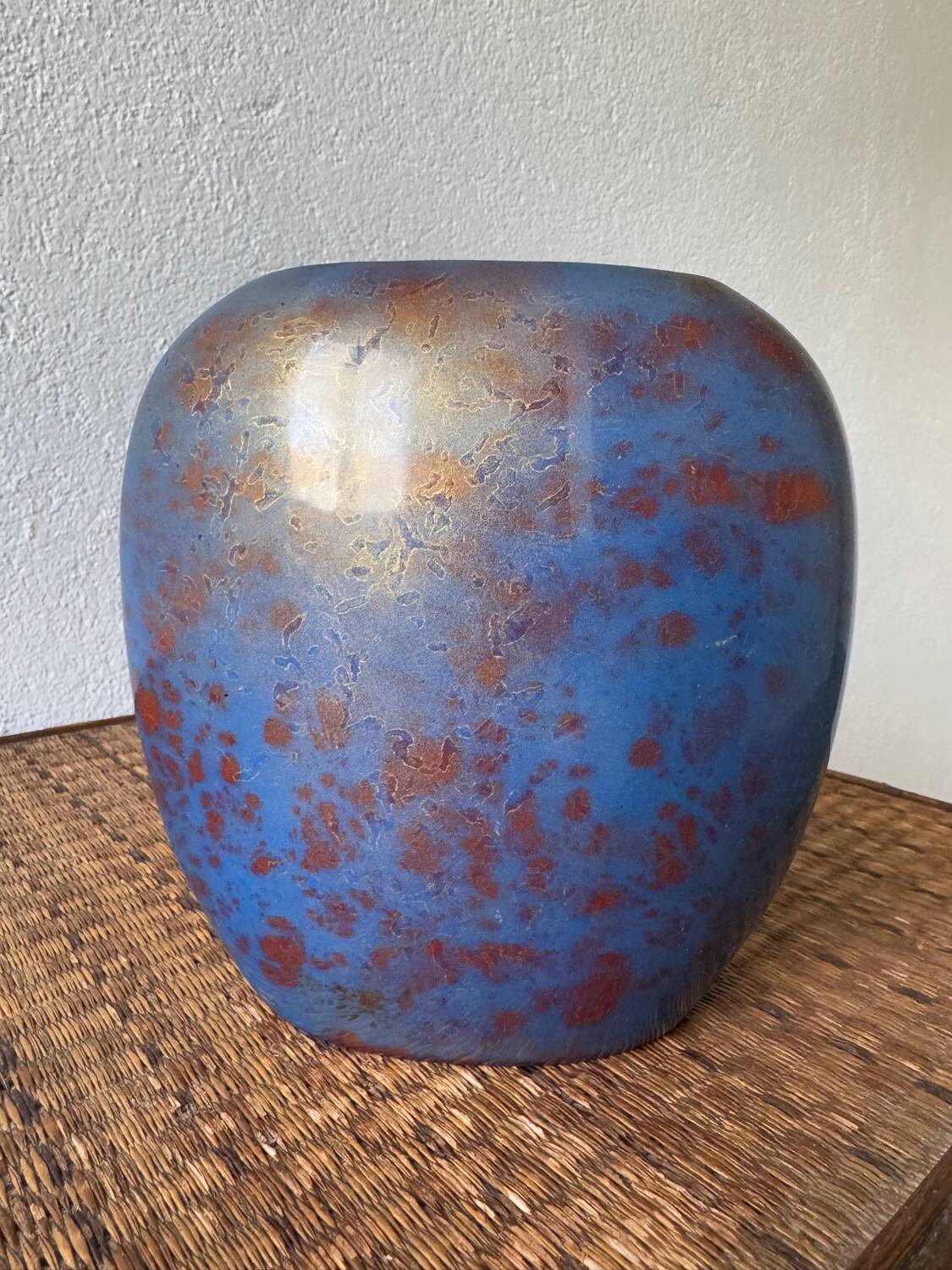 Small Art Deco powdered ceramic vase