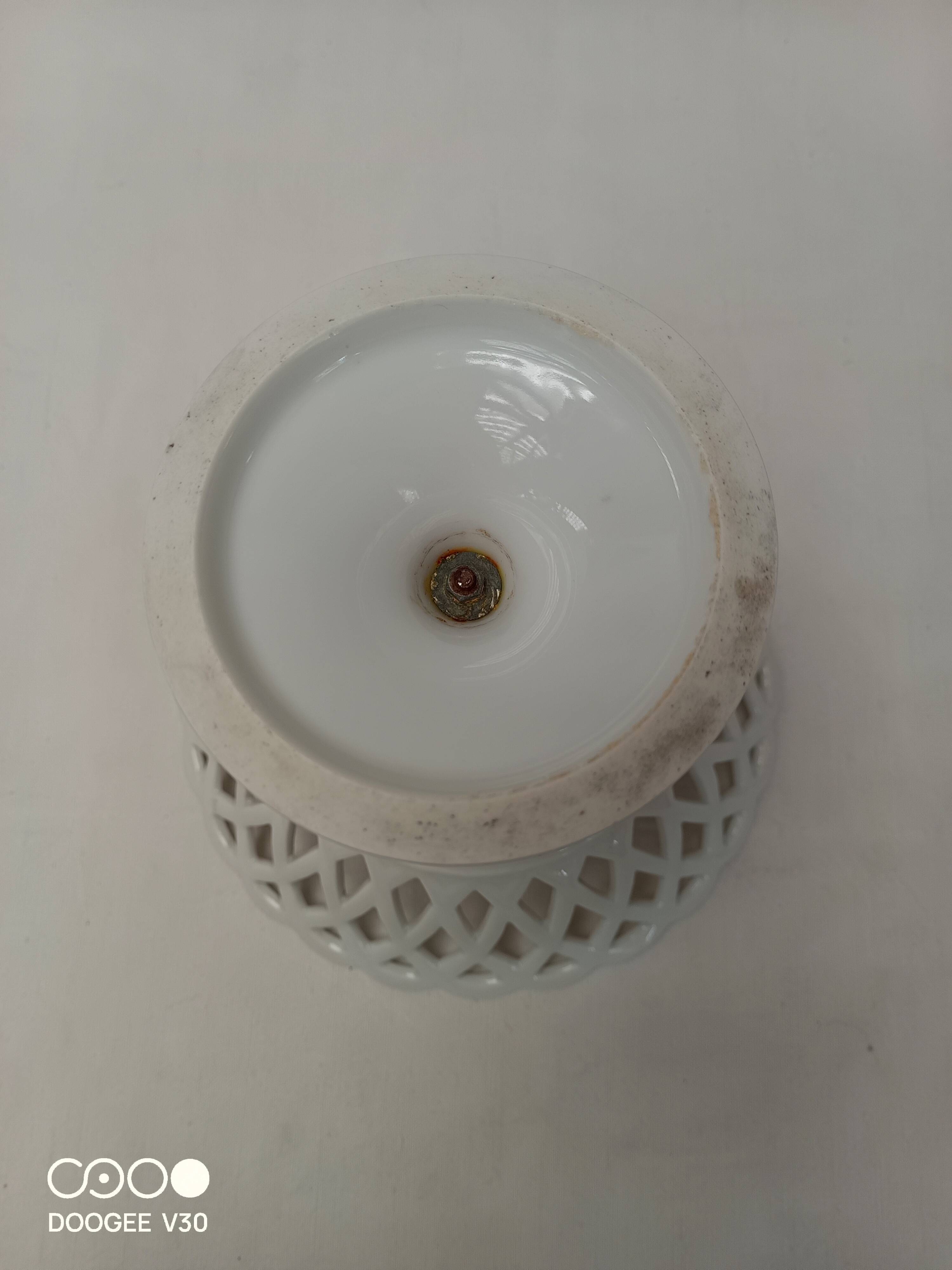 Ceramic fruit bowl basket centerpiece basket