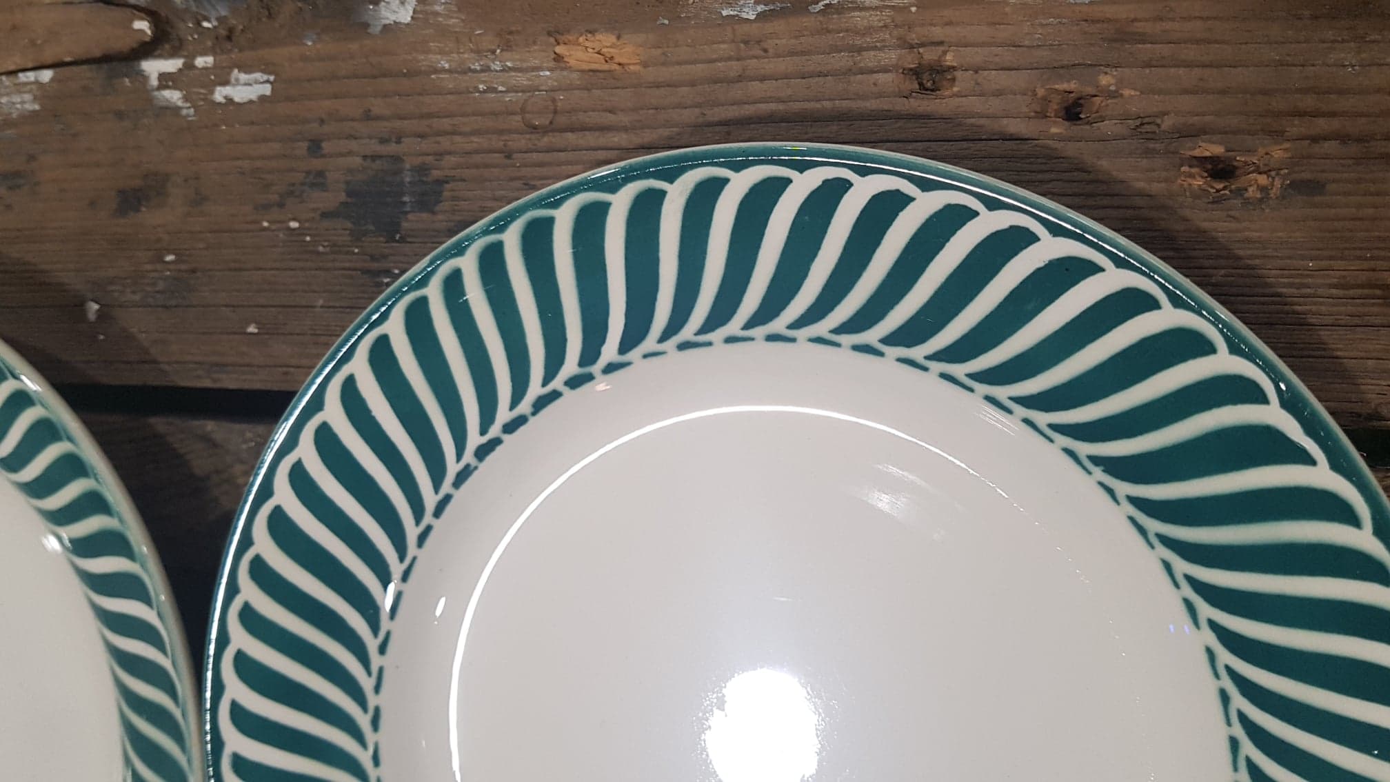 Set of 4 plates Digoin Sarreguemines model Jacquot