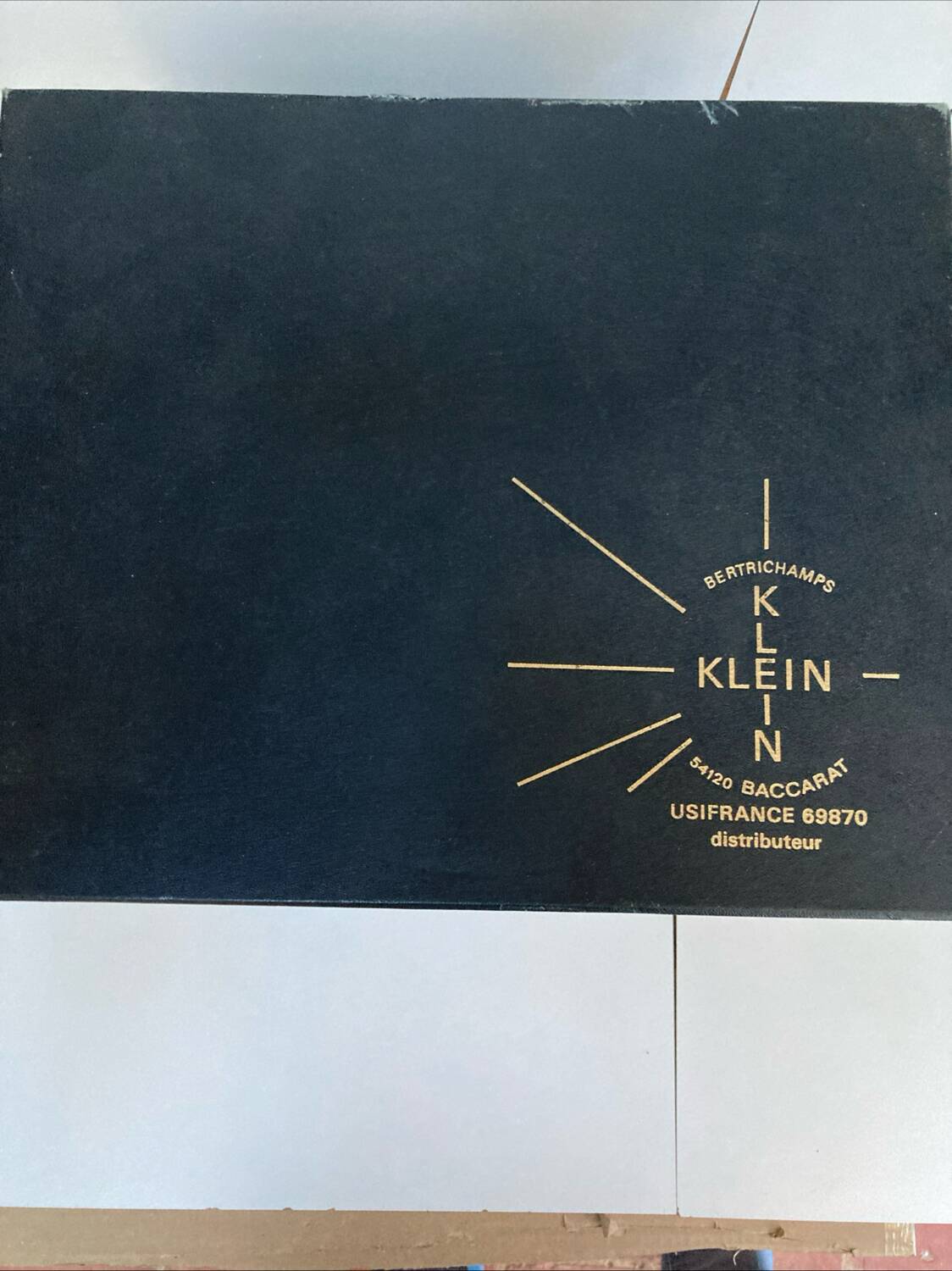 Large crystal cooler from BACCARAT DE VALERY KLEIN, new