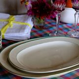 Service dish of the hotel "Grand Hotel Nationale" Lucerne Switzerland of the Buchecker & C manufacture