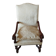 Wood and fabric armchair in Louis XIV style (or High Period style)