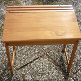 Wooden desk desk with locker
