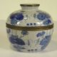 Cracked porcelain chinese pot
