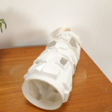 Vintage glass pendant lamp