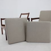1960s Kai Kristiansen Model KK161 Pair of Teak Armchairs for Magnus, Denmark