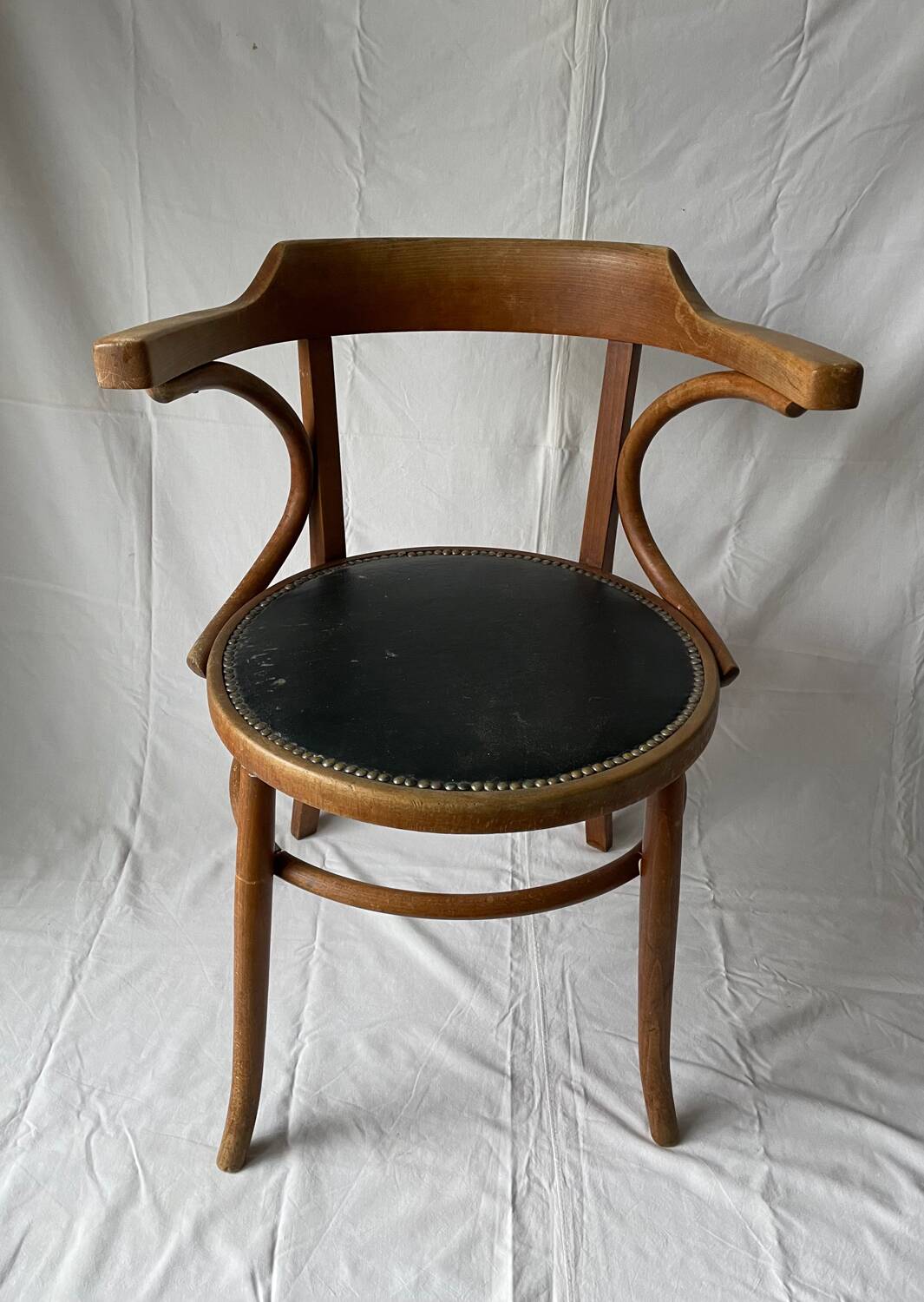 Fauteui ancien baumann bois courbé