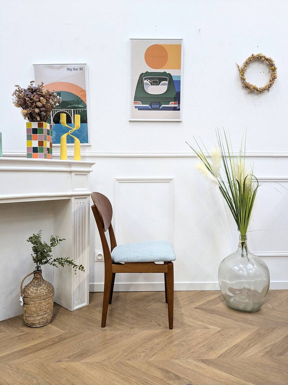 Vintage Scandinavian teak chair