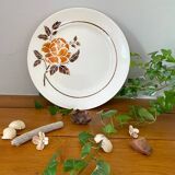 Antique earthenware serving dish from Saint-Amand (North)