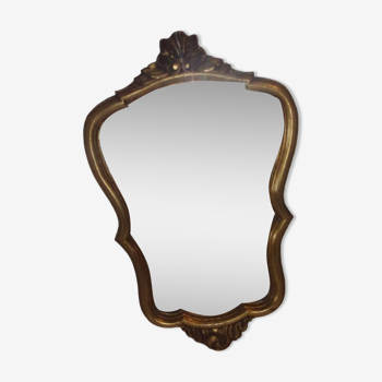Miroir style Louis XV cadre doré