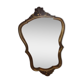 Miroir style Louis XV cadre doré