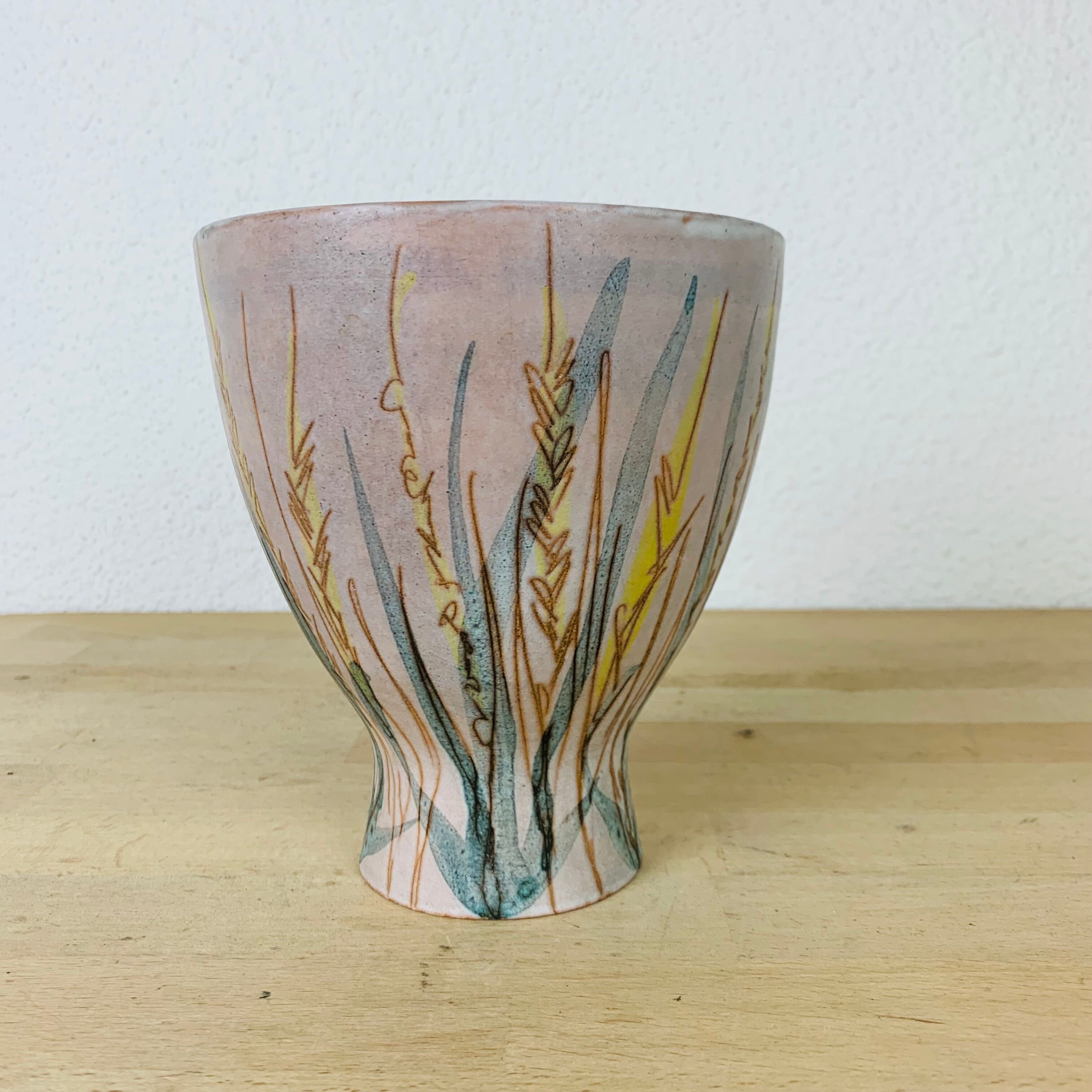 Vase Marie Madeleine Jolly ceramic vintage Vallauris