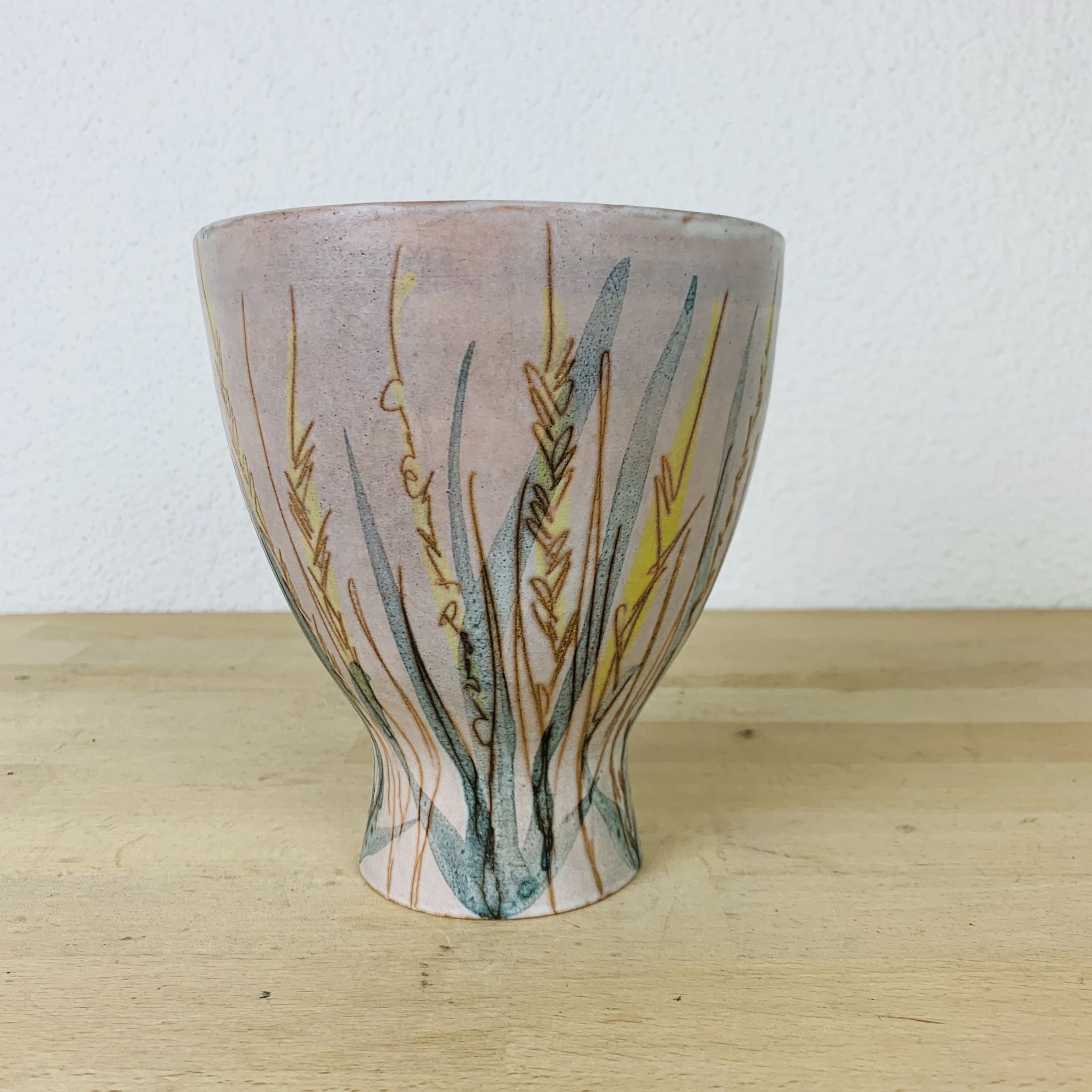 Vase Marie Madeleine Jolly ceramic vintage Vallauris