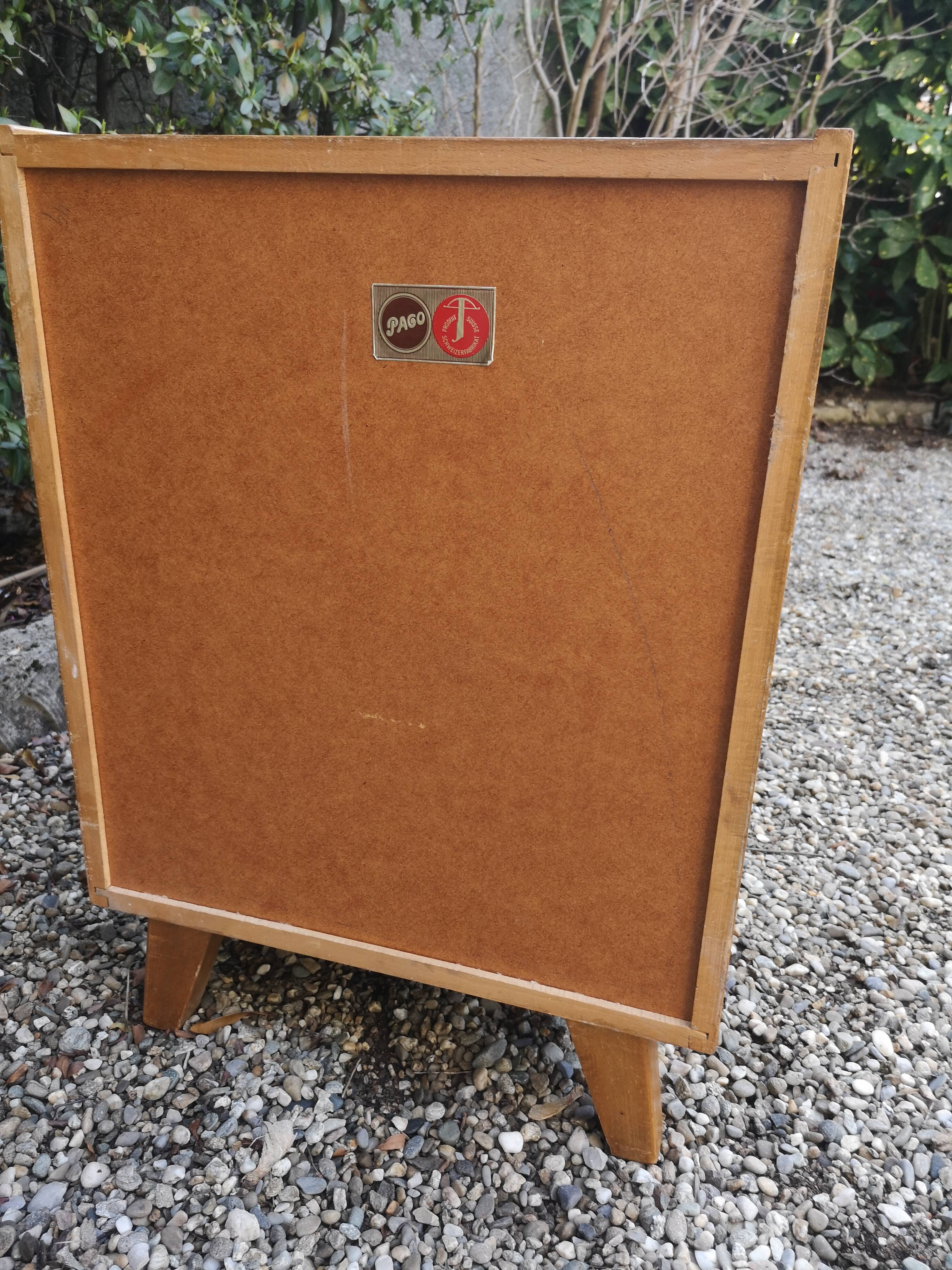 Pair of bedsides, small vintage Scandinavian dressers