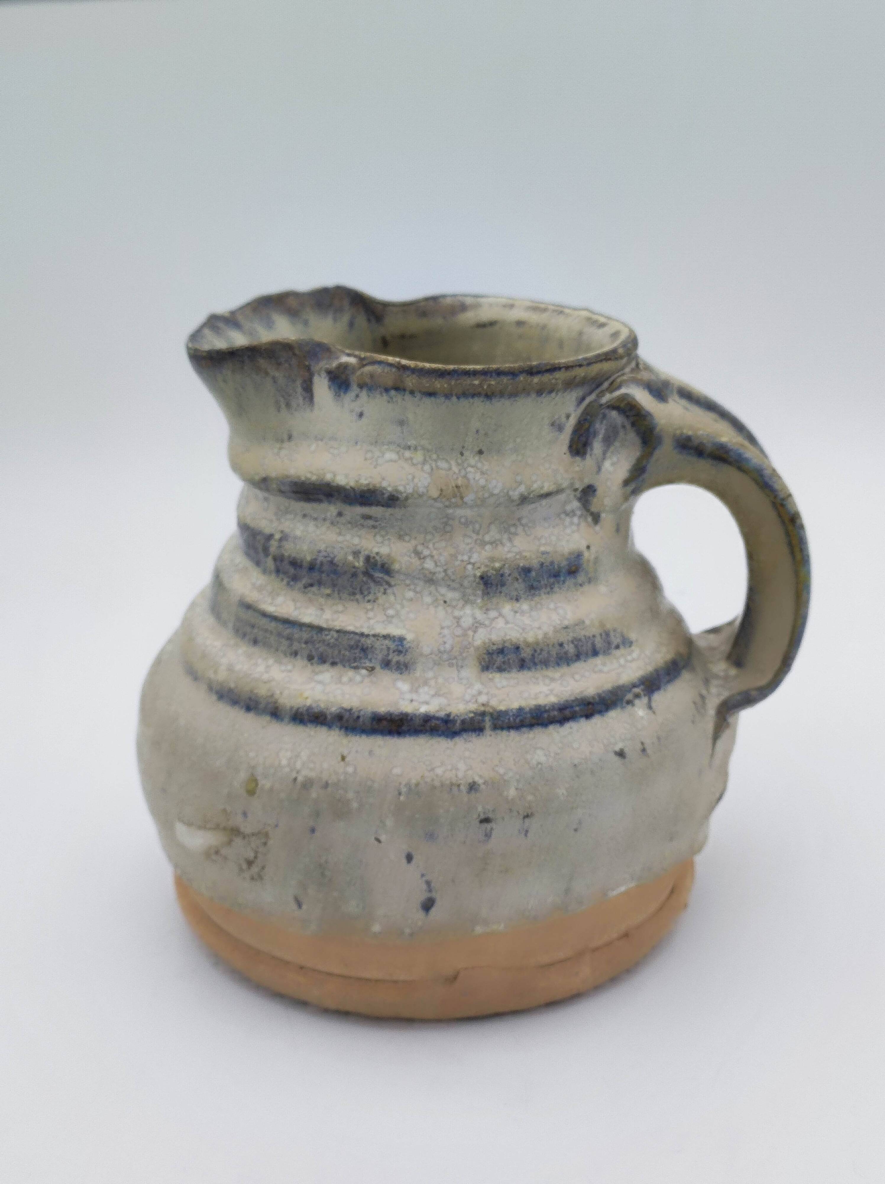 Stoneware pitcher dlg Anne Kjærsgaard Ceramics La Borne