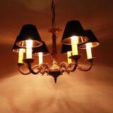 Louis XV style chandelier.