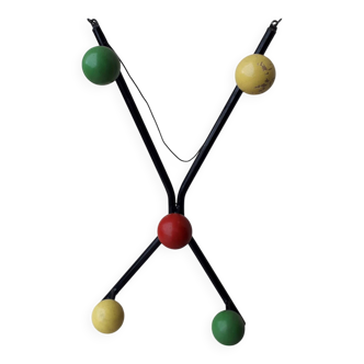 Portemanteau métal et bois
