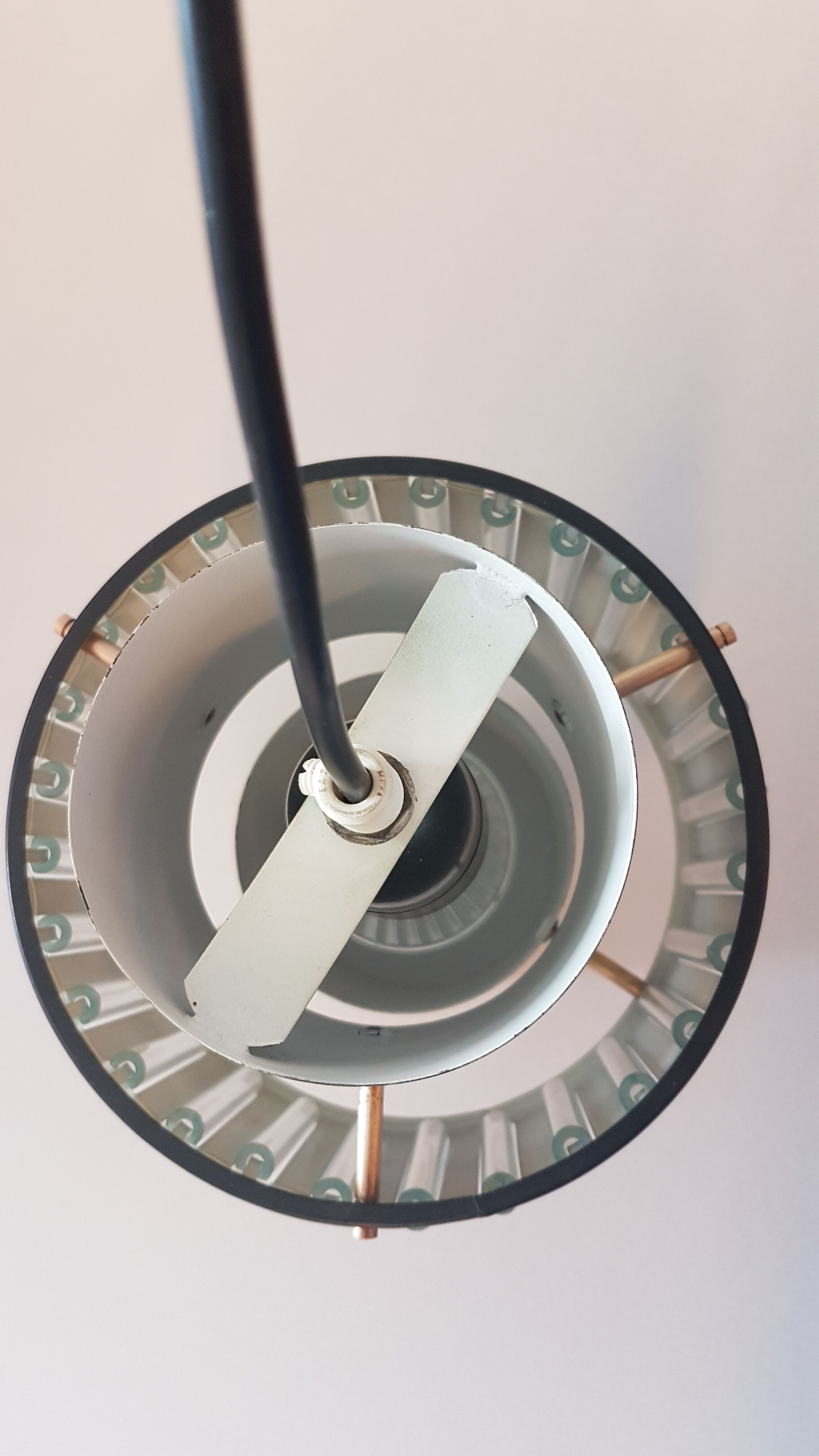 Set of 2 Vintage Pendants or hanging lamps by Schmahl & Schulz GmbH und Co. KG Metallwarenfabrik - P