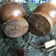 Pair of solid wood ball lamp bases