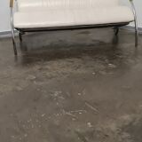 Vintage leather memphis sofa